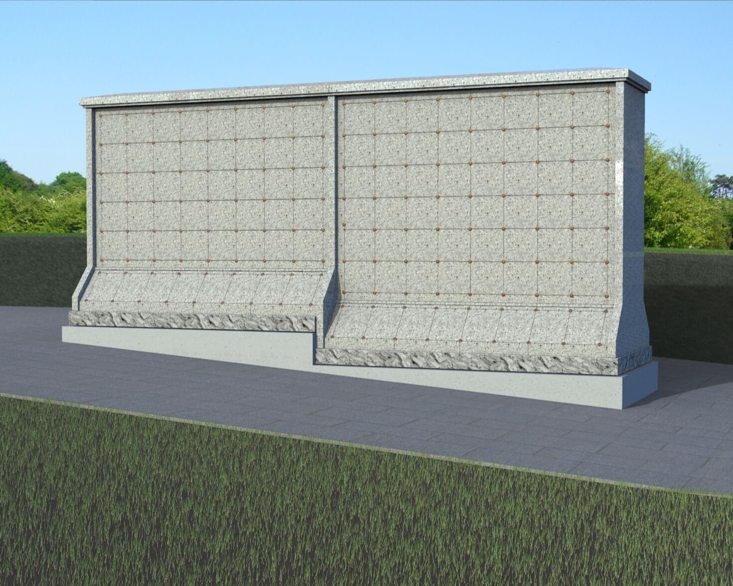 Rendering of future columbarium